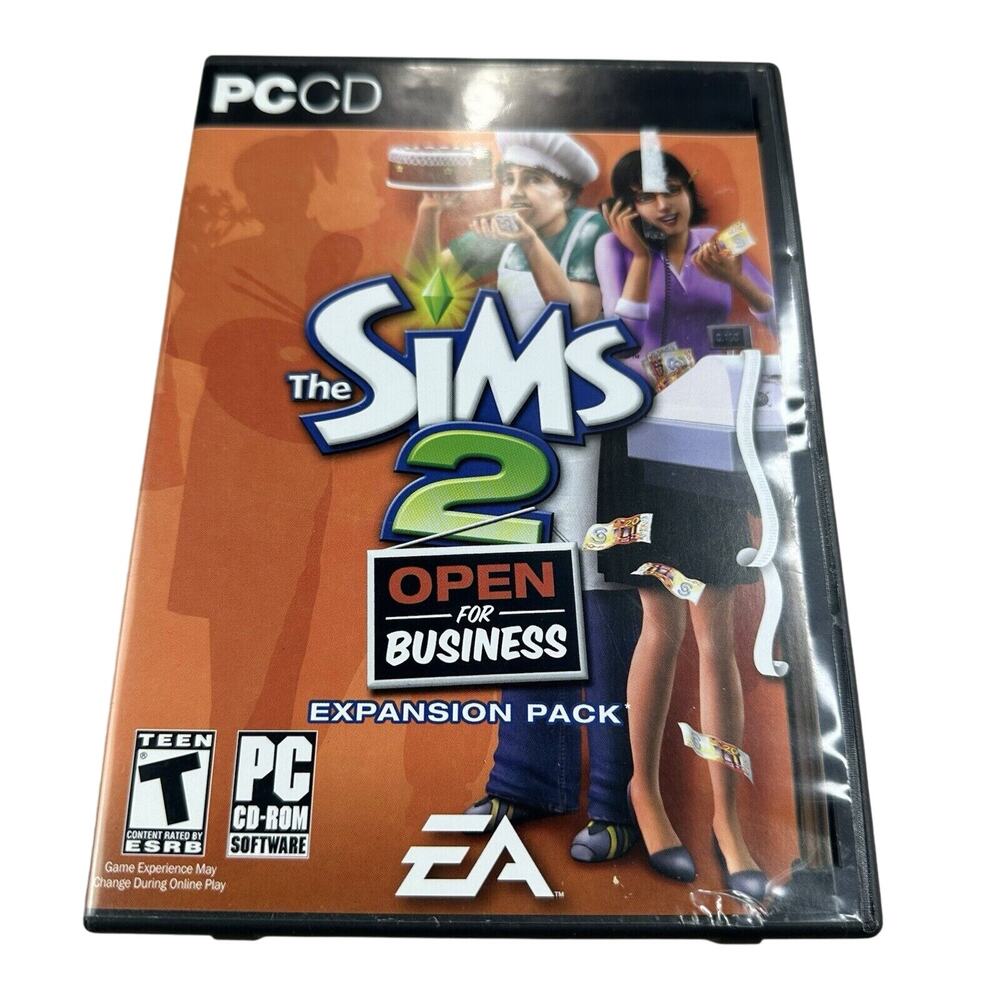 Sims 2: Open for Business (PC, 2006) Preowned - INCLUDED BOOK